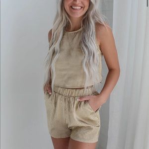 Candidly Chan gingham set